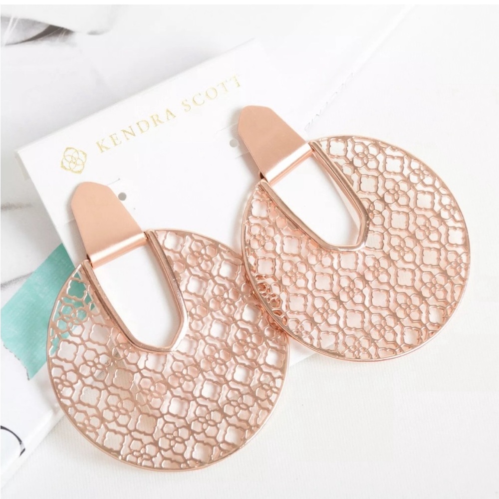 Kendra Scott Rose Gold Diane Statement Earring